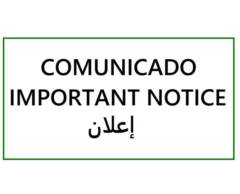 IMPORTANT NOTICE